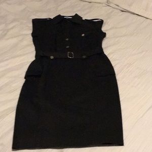 Black,Calvin Klein, Cargo/ shirt dress